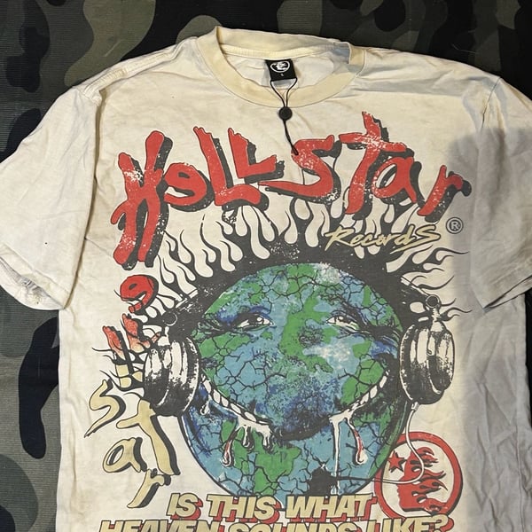 Hellstar Is This What Heaven Sounds Like Globe T-Shirt