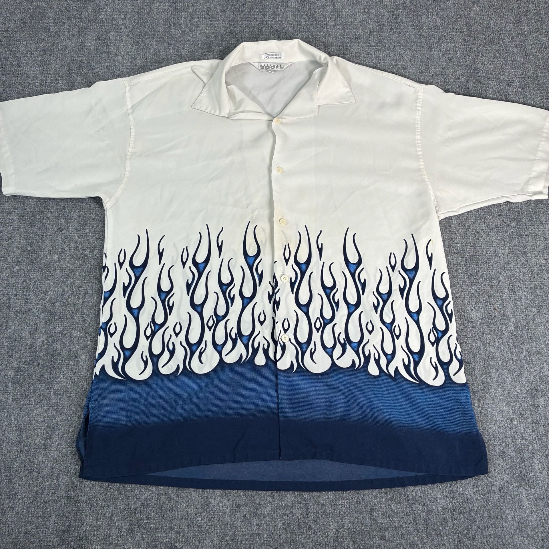 Eliot Sport Flame Button Down Shirt 2