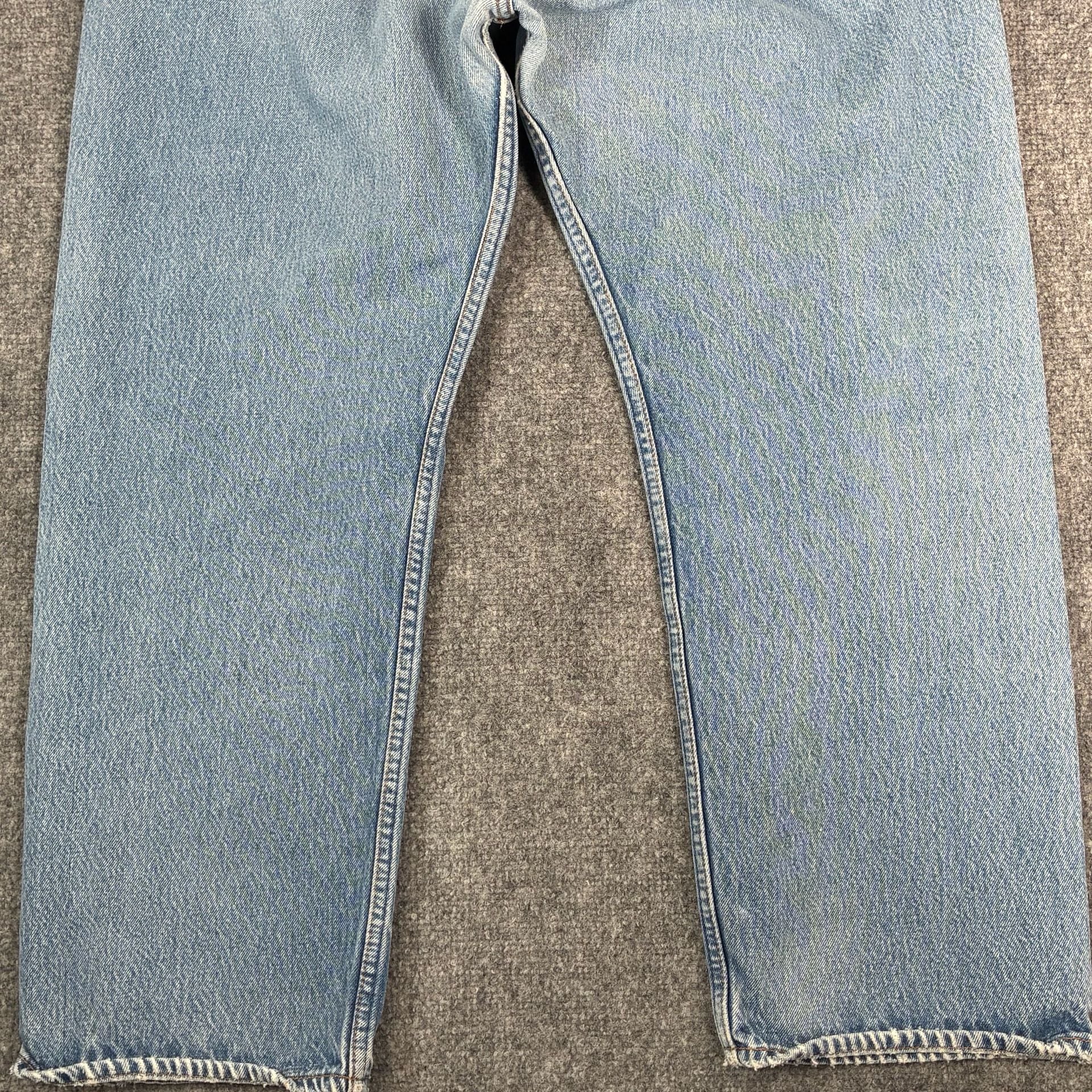 Levi's 501 XX Original Fit Jeans Light Wash 42x30 Made in USA 10