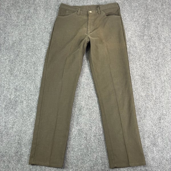 Vintage Maverick Canvas Work Pants Olive Green Size 34