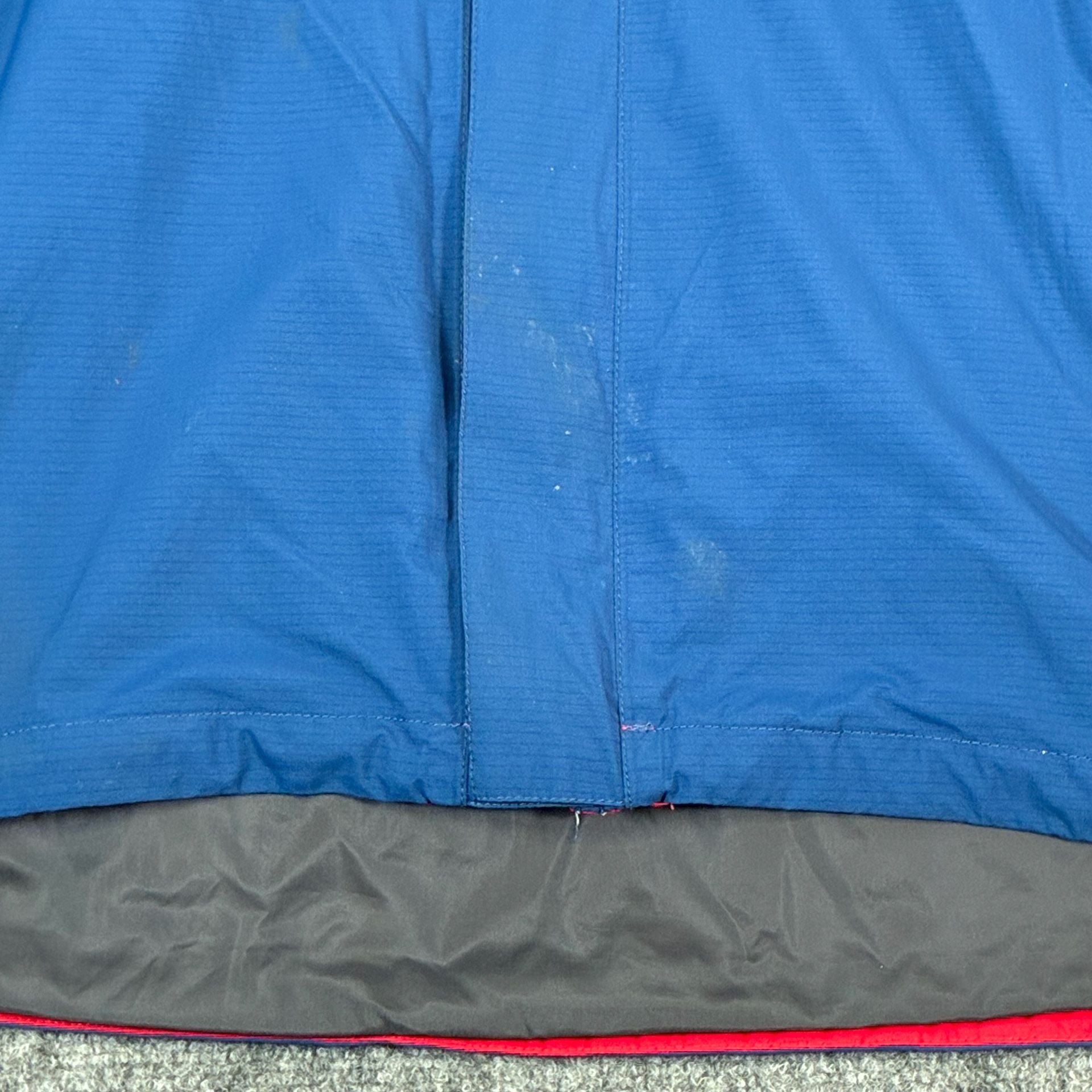 The North Face HyVent Blue and Red Hooded Jacket 4