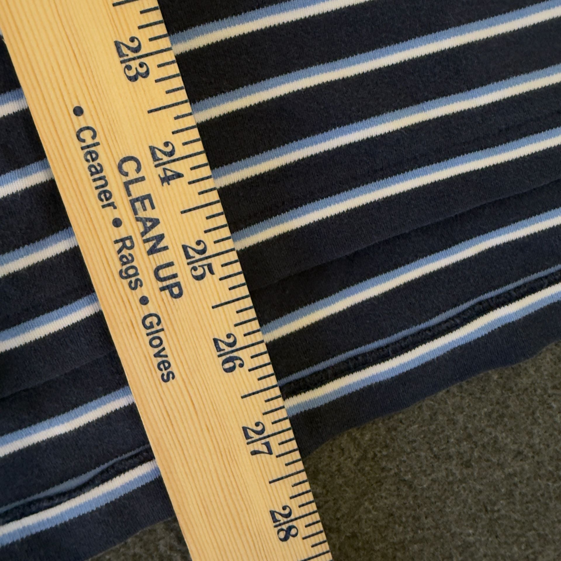 Modern Polo Ralph Lauren Men's Blue/white Striped Short Sleeve Pol 7