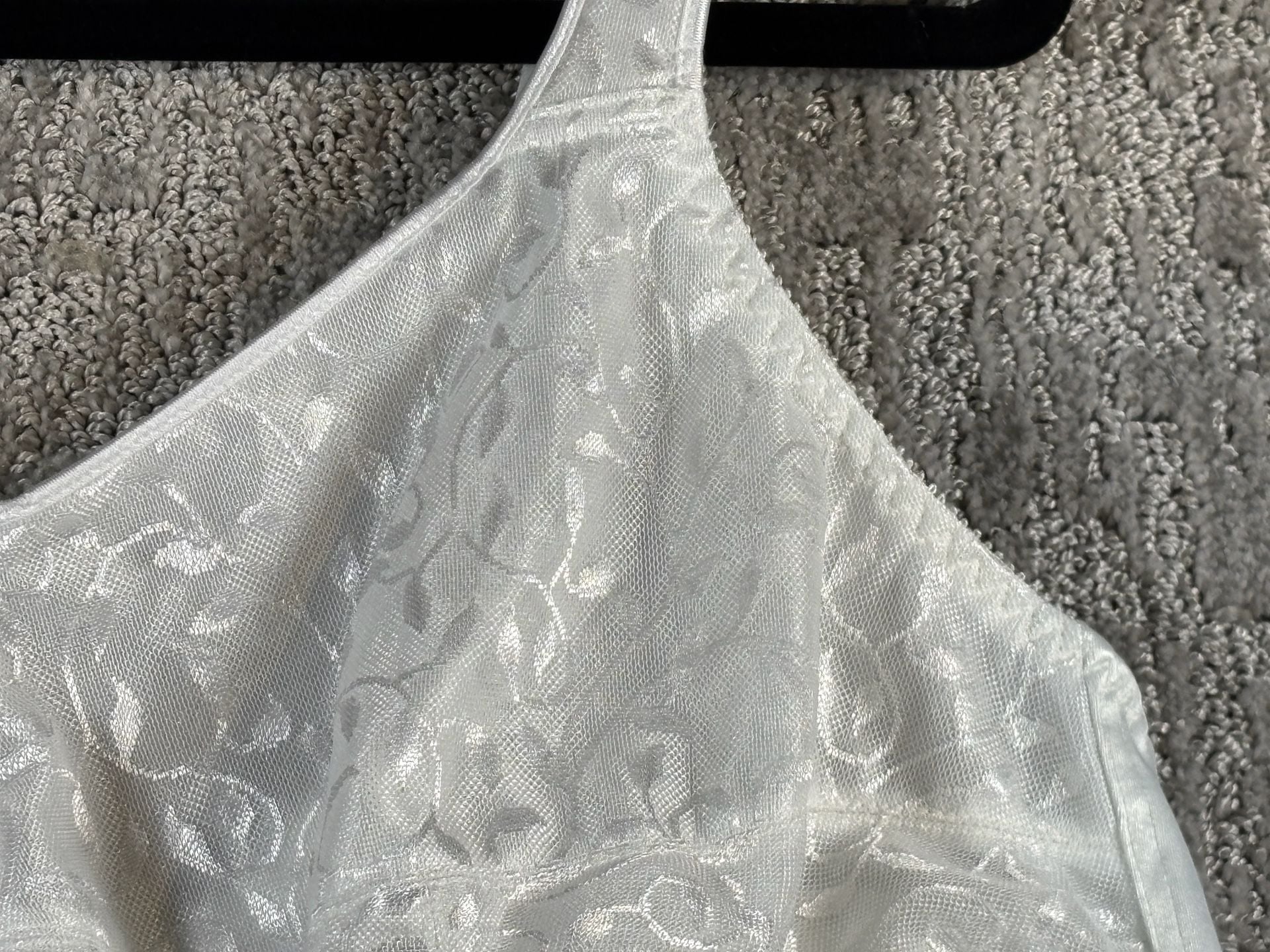 Just My Size Front Close Wirefree Bra Style 1107 White Size 50D 219 4