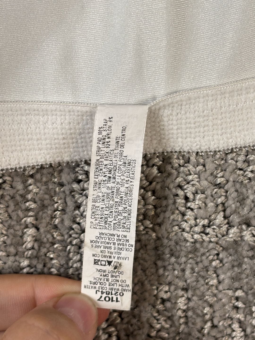 Just My Size Front Close Wirefree Bra Style 1107 White Size 50D 219 8