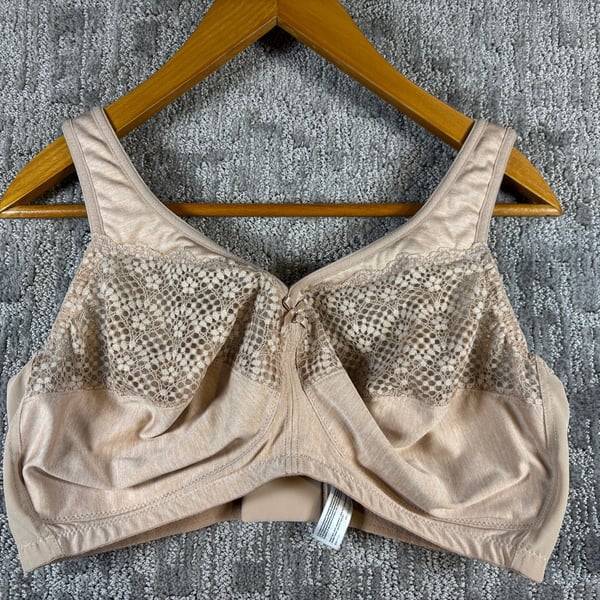 Glamorise MagicLift Moisture Control Wire-Free Bra 1064 Cafe 40F 216