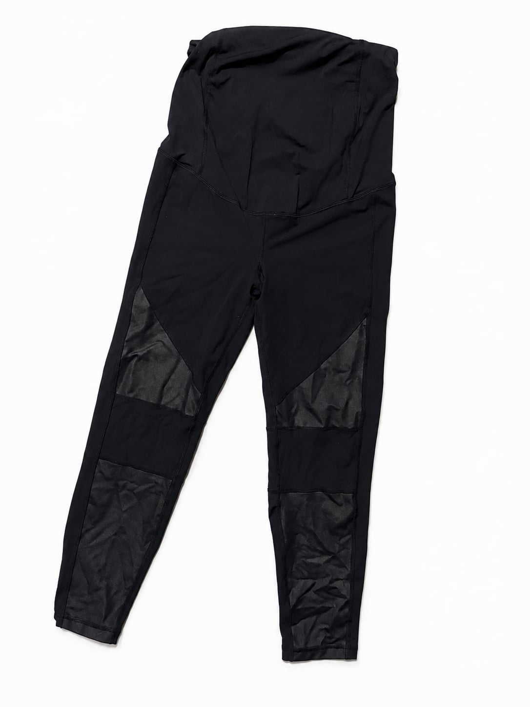 Isabel Maternity by Ingrid & Isabel Full Length Crossover Moto Legging Size M 3