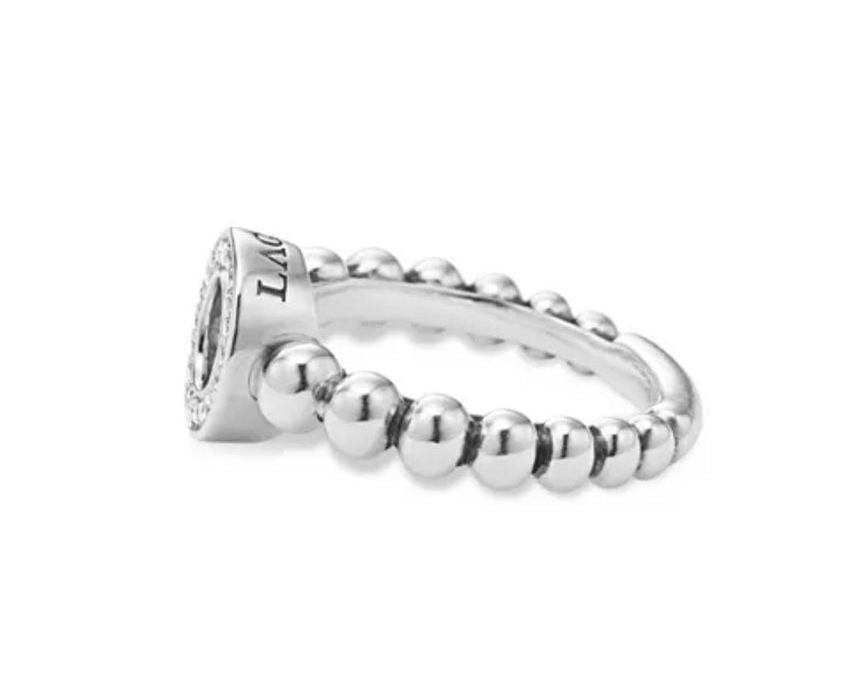 Lagos Beaded Diamond Circle Ring - Cocktail Ring, Rings - LAG45681 12