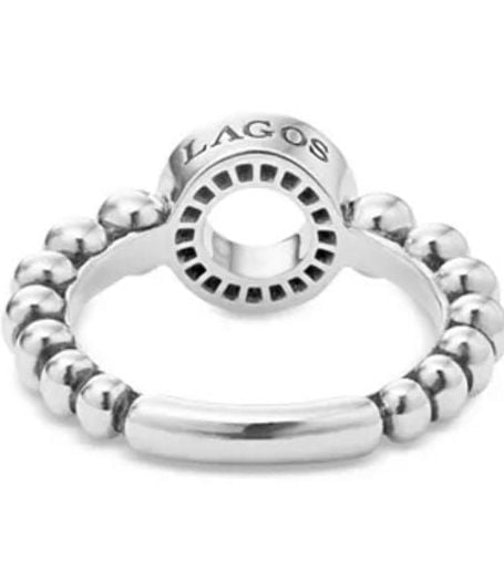 Lagos Beaded Diamond Circle Ring - Cocktail Ring, Rings - LAG45681 10