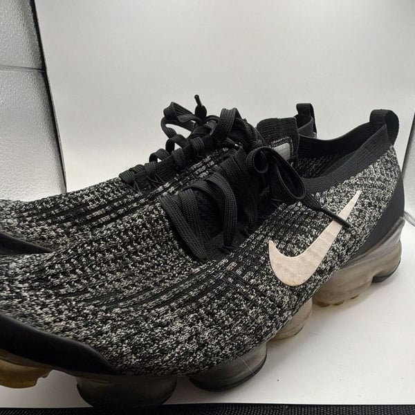 Nike Air VaporMax Flyknit 3 Oreo Black White Grey Men's Size 11 AJ6900-002