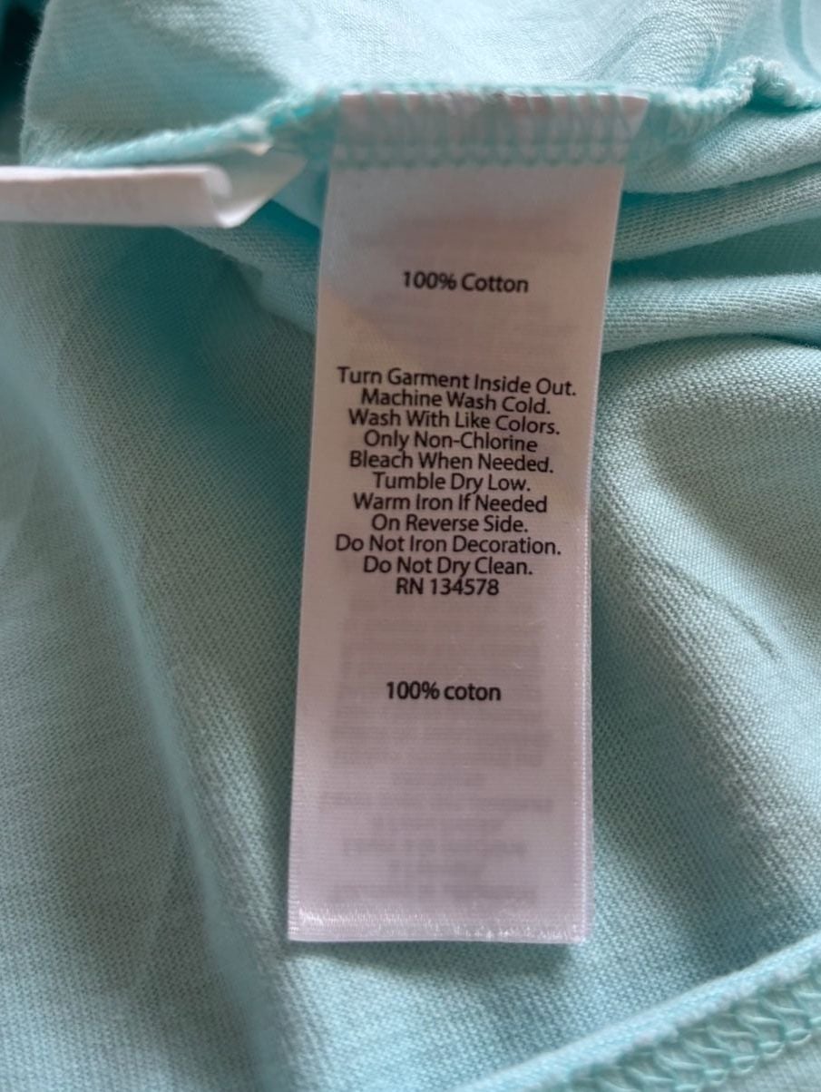 Vineyard Vines Long Sleeve Pocket Tee Light Blue Size L 9