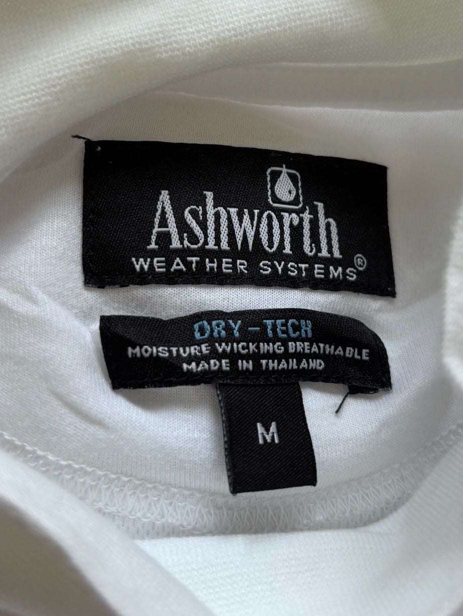 Ashworth Weather Systems Dry-Tech White Moisture Wicking 3