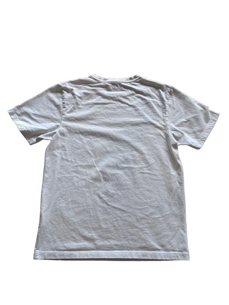 Renowned Manifest White T-Shirt with Graphic Mushrooms and Hands Print 8