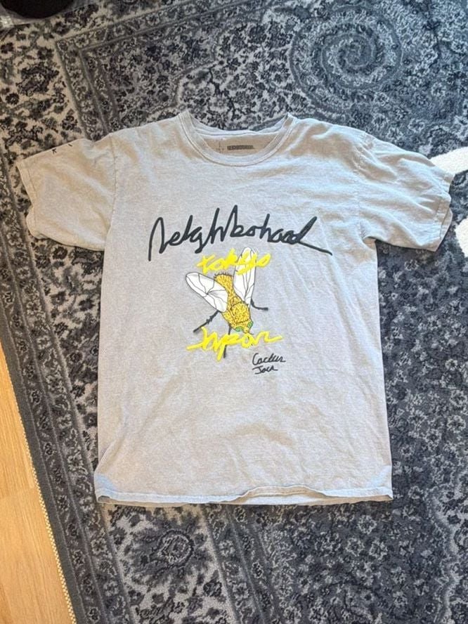Travis Scott Cactus Jack x Neighborhood Carousel T-Shirt Grey 2