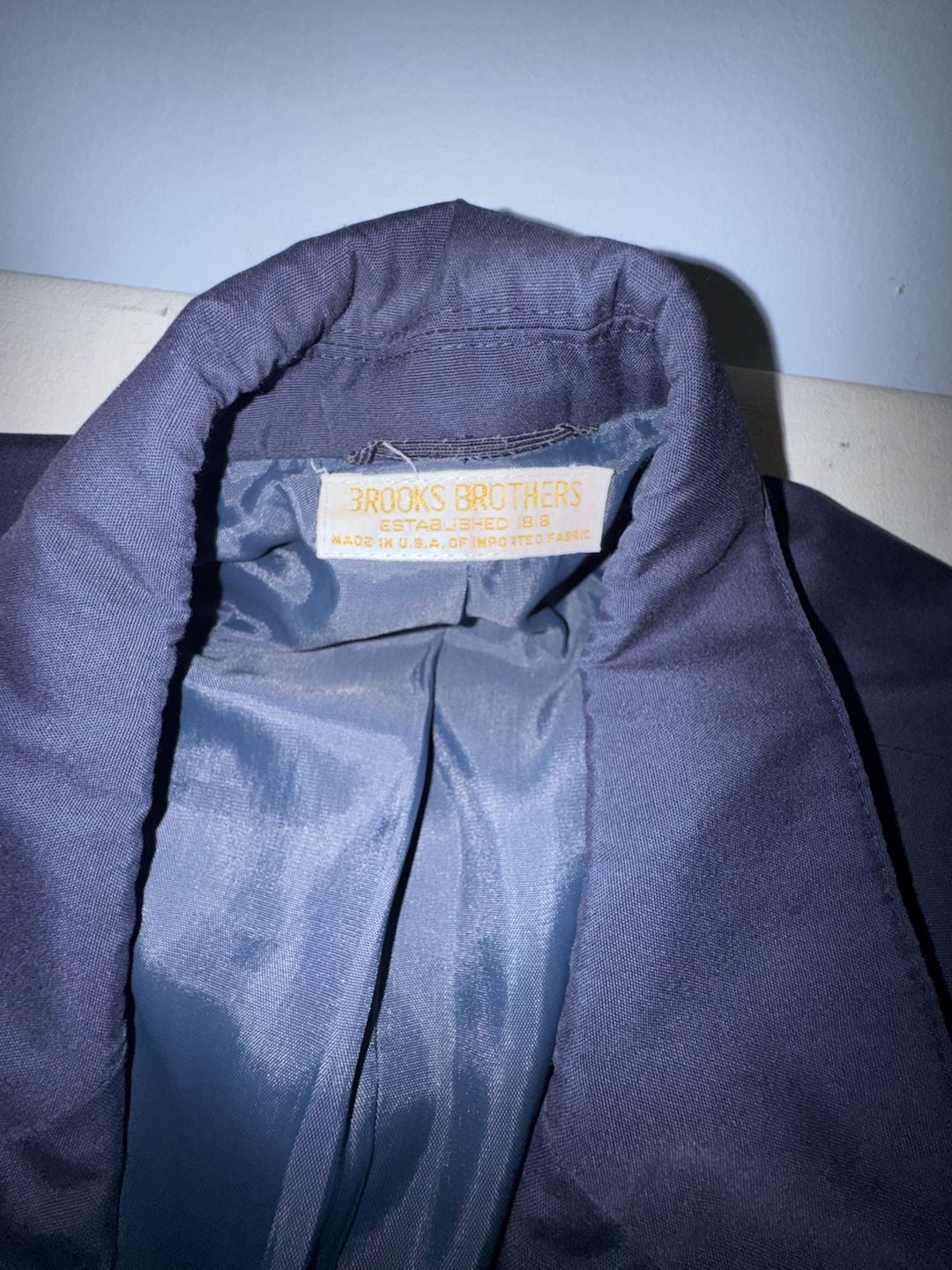 Brooks Brothers Navy Blue Blazer Suit Jacket Made in USA 3
