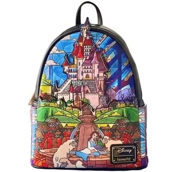 Loungefly Disney Series Belle Womens Double Strap Shoulder Bag Purse - .com,