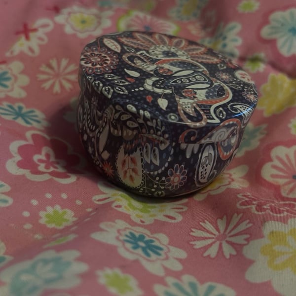 Rose Scented 100% Soy Wax Travel Tin Candle 2.5 oz