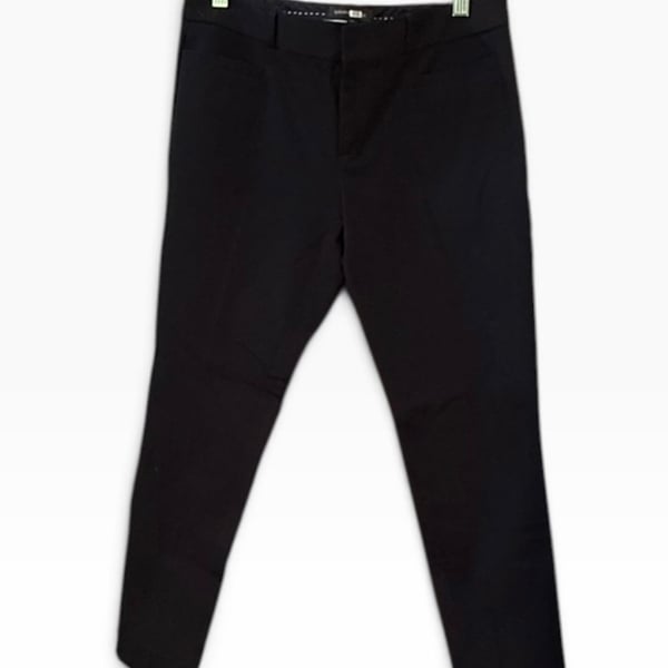 Banana Republic Black Sloan Slim Fit Ankle Dress Pants Trousers 6P
