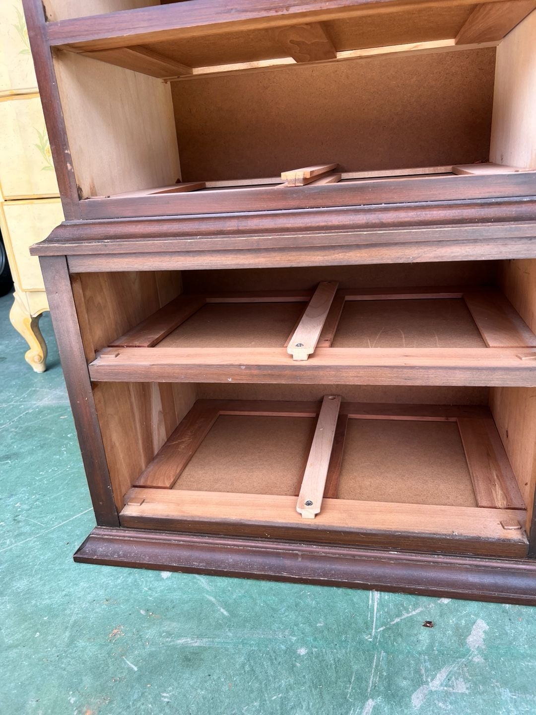Vintage Wooden Tall Chest of Drawers with 7 Drawers 8