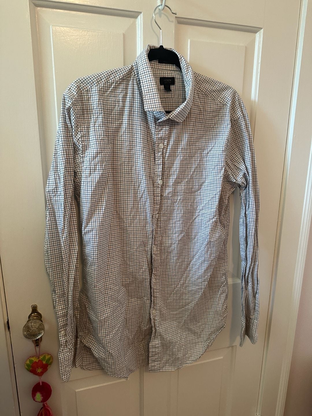 Banana Republic Mens Blue, Long Sleeve Collared Slim Fit Button Up Shirt Size S 5