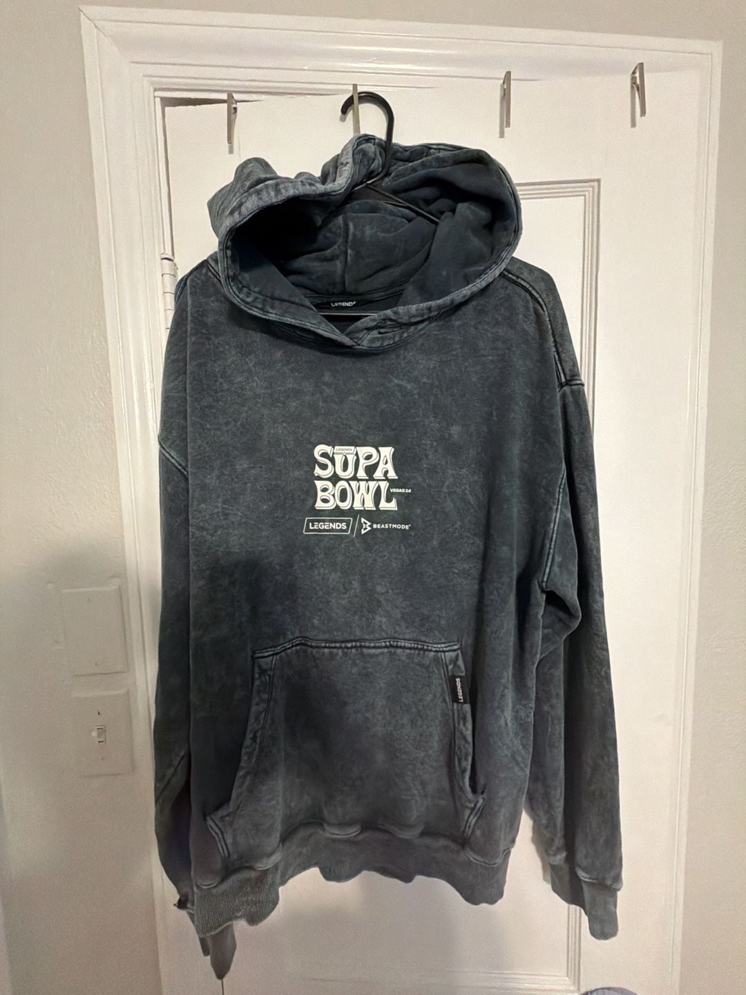 Legends x Beastmode Supa Bowl Vegas 24 Mineral Wash Hoodie 2