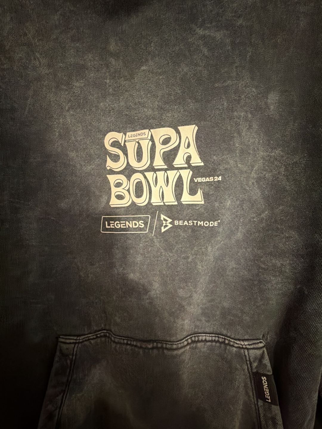 Legends x Beastmode Supa Bowl Vegas 24 Mineral Wash Hoodie 5
