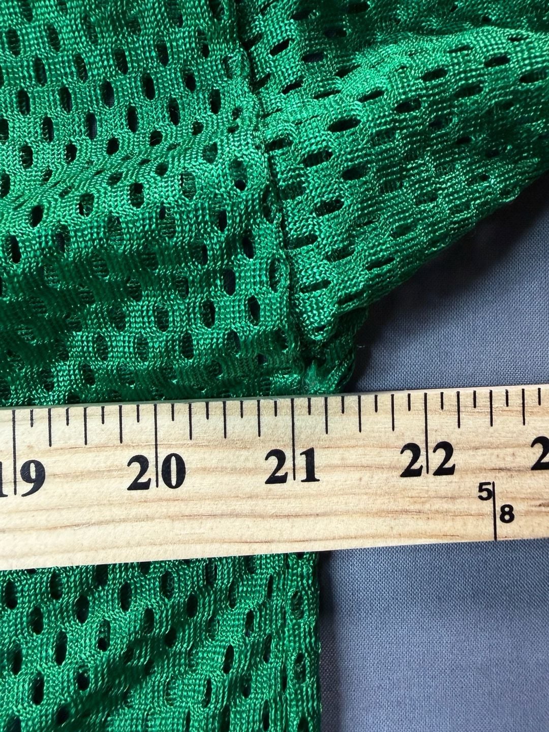 True Vintage 70’s Goodman's Los Angeles Mira Costa Football Green Mesh Jersey XL 5