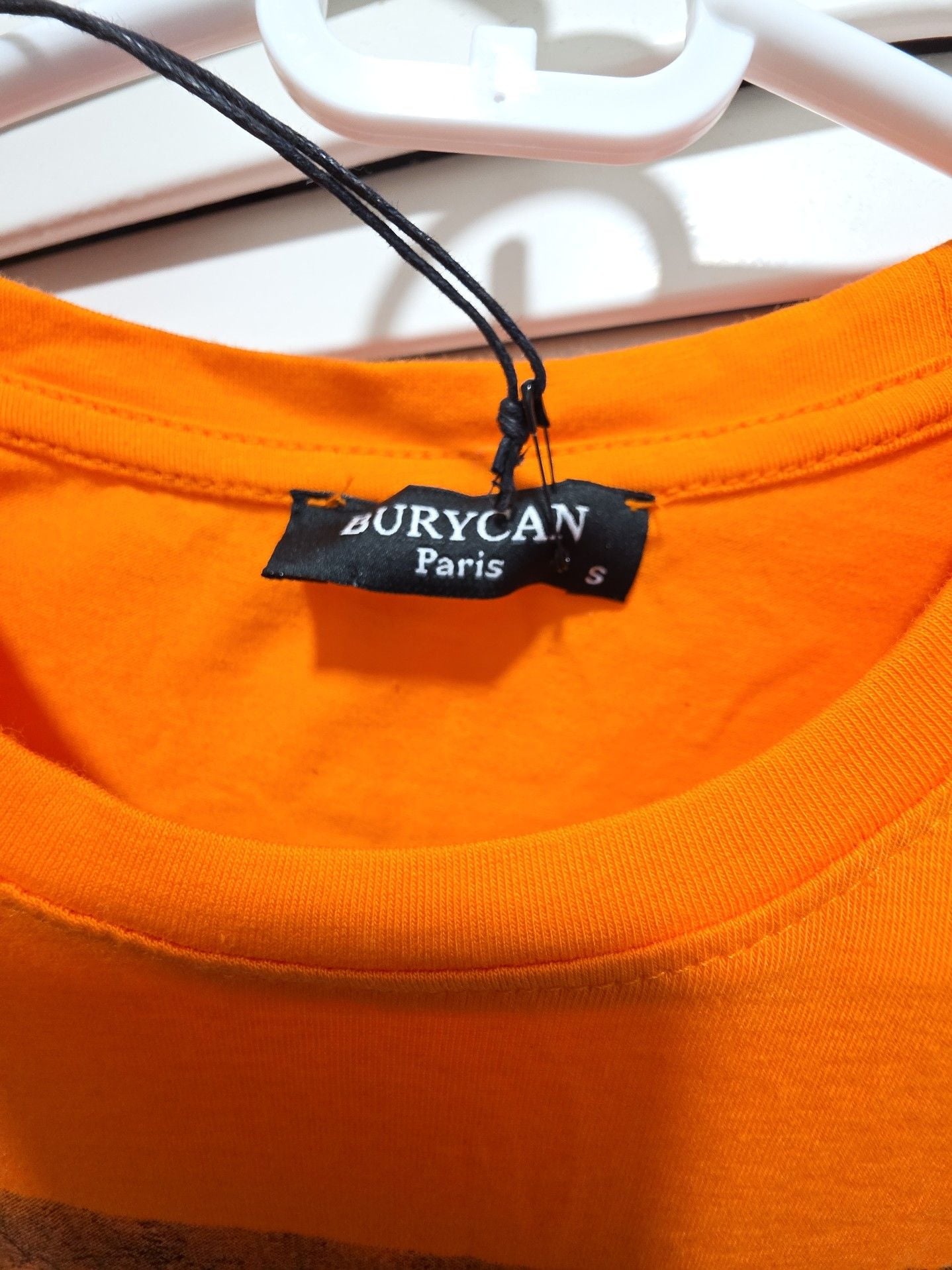 Burycan Sport Orange Graphic Print Boxing Gloves T-Shirt with Tags 3