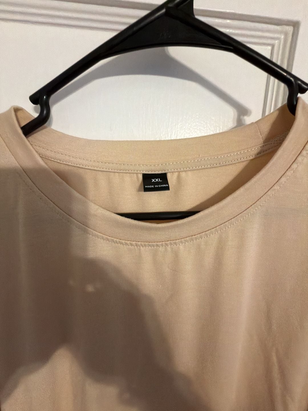 Mens Beige Oversized Short Sleeve T-Shirt 3