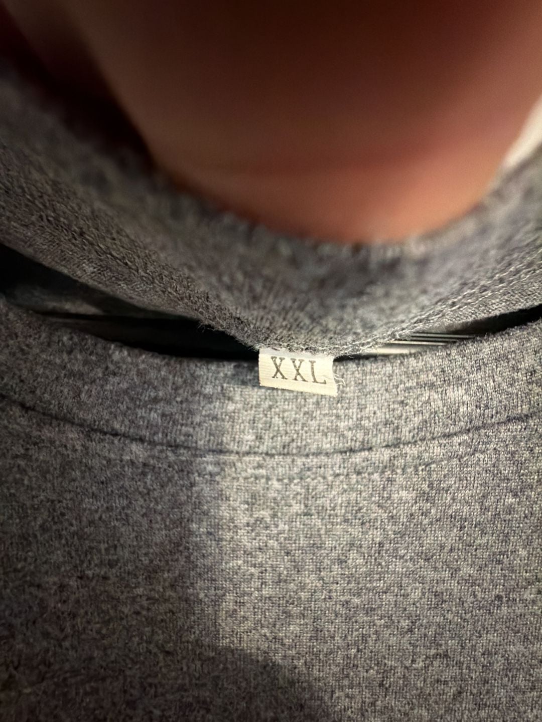Mens Gray Long Sleeve Crew Neck Shirt XXL 3