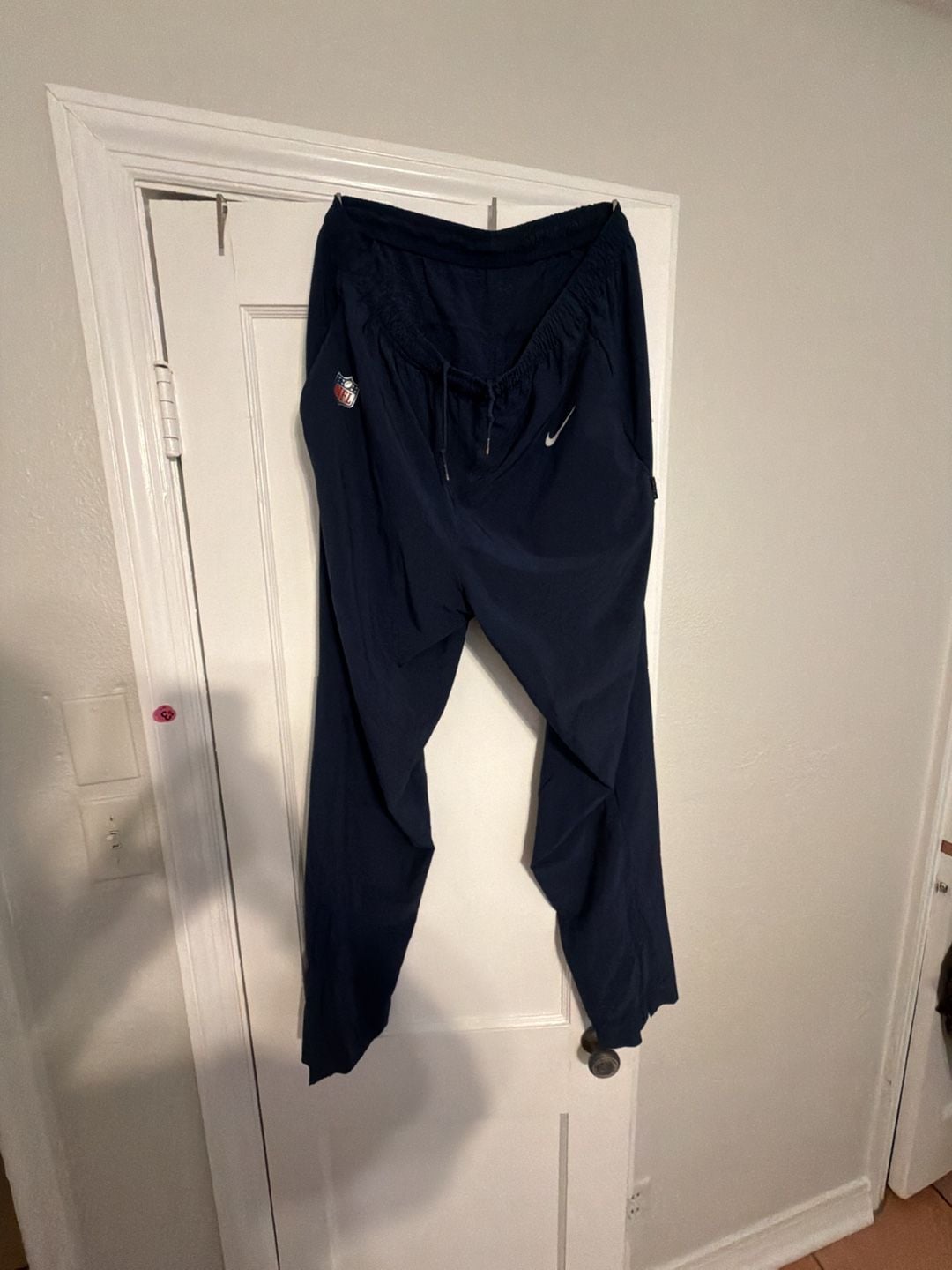 Nike NFL Onfield Apparel Dri-FIT Navy Blue Warmup Track Pants Size XL 2