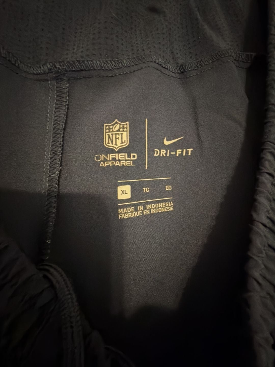 Nike NFL Onfield Apparel Dri-FIT Navy Blue Warmup Track Pants Size XL 5