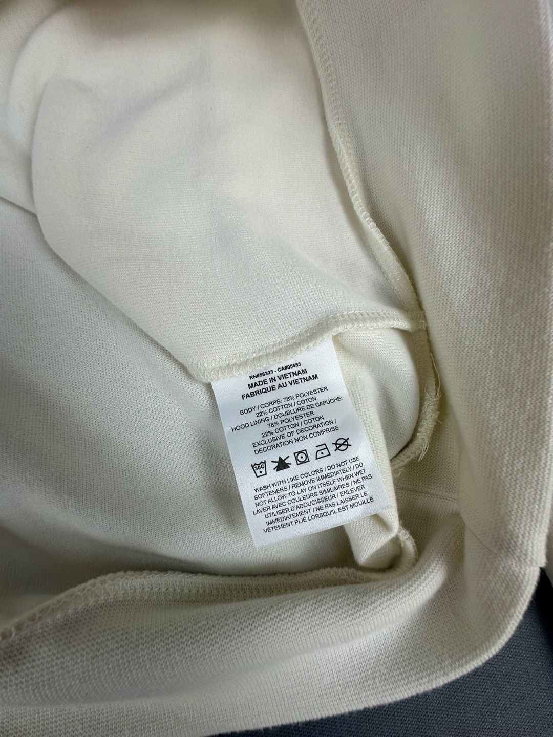 Nike Dri-Fit Mini Swoosh Cream Pullover Hoodie Men's Size Medium 8