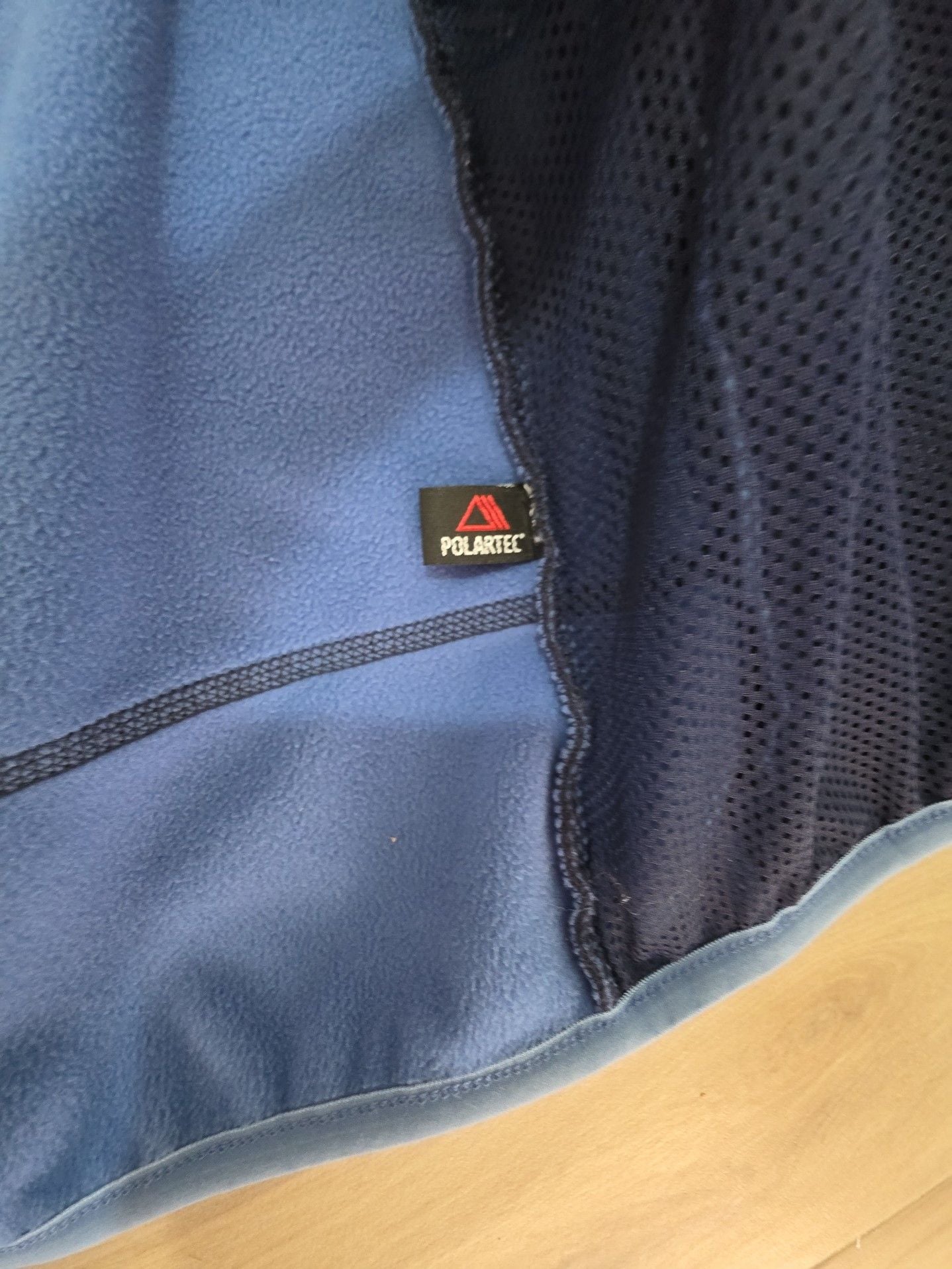 L.L. Bean Men's Blue Full Zip Polartec Fleece Jacket Medium 9