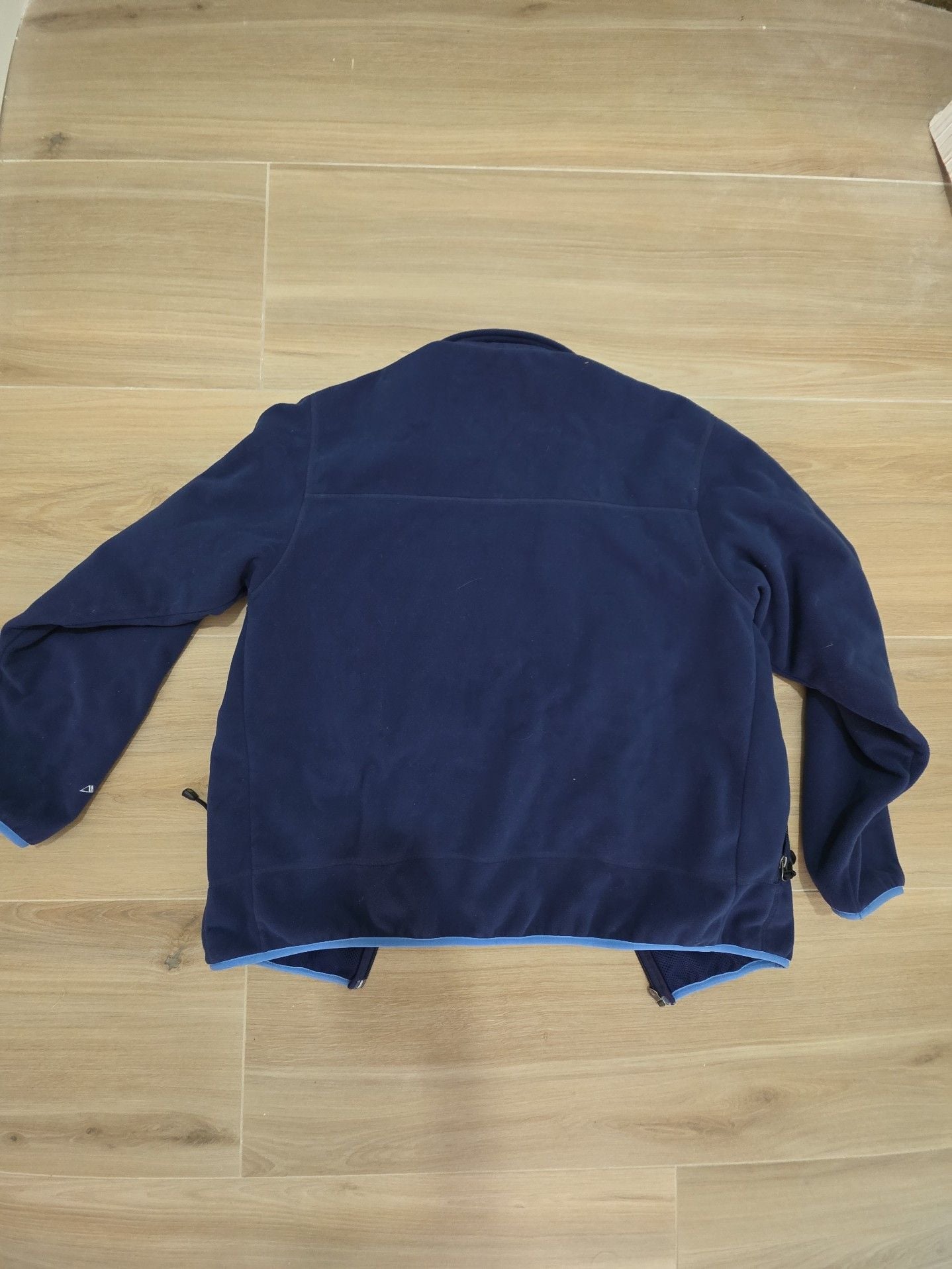 L.L. Bean Men's Blue Full Zip Polartec Fleece Jacket Medium 10