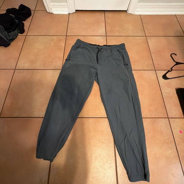 All in Motion Men's Utility Tapered Jogger Pants Dark Gray