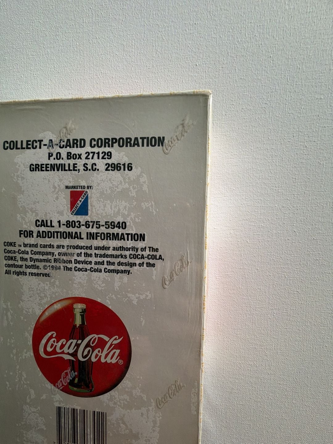 1994 Collect-A-Card Coca-Cola Collectors Cards Series 3 Sealed Factory Box 11
