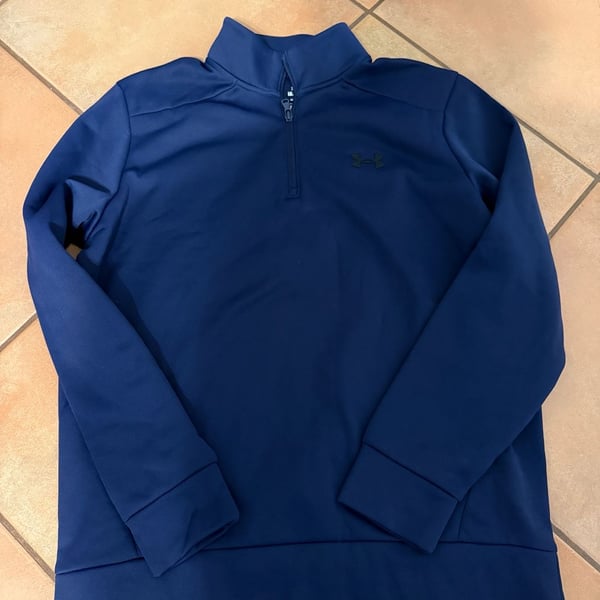 Under Armour Navy Blue Armour Fleece 1/4 Zip Pullover