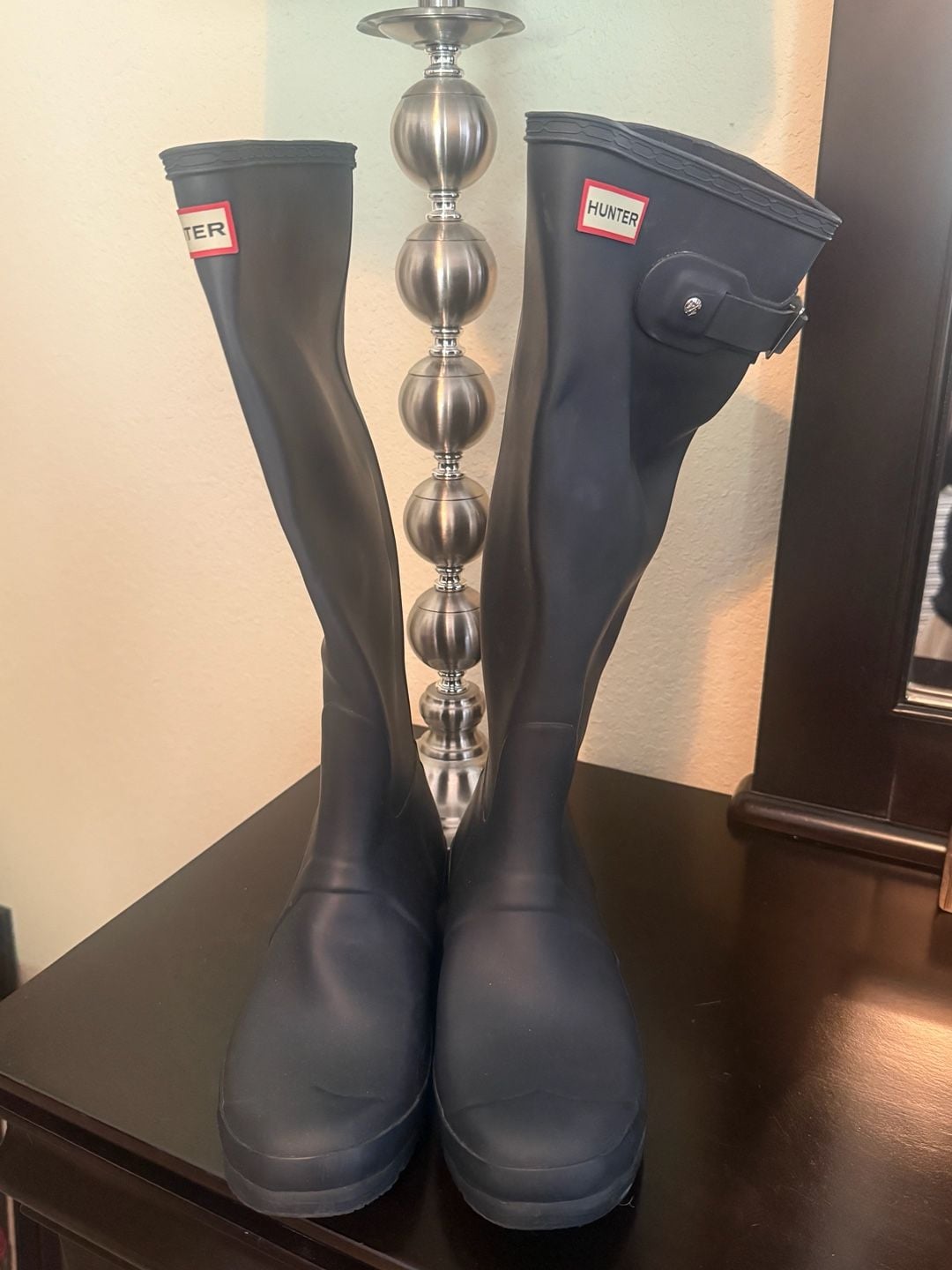 Hunter Women's Original Tall Rain Boots Navy Size US 8 / EU 39 4
