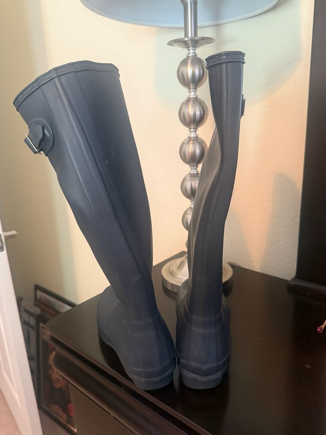 Hunter Women's Original Tall Rain Boots Navy Size US 8 / EU 39 5