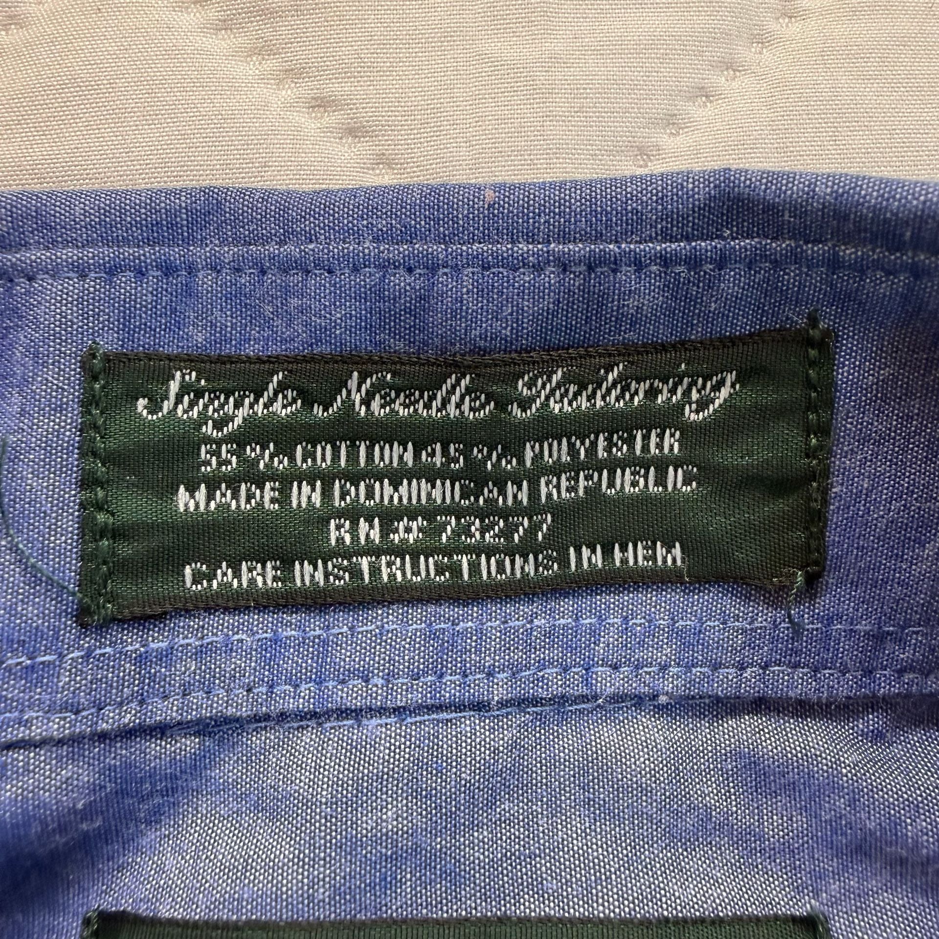 Croft & Barrow Blue Button-Down Long Sleeve Shirt Size 16 32/33 7