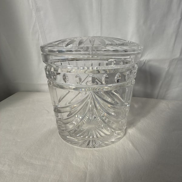 Overture Biscuit Barrel & Lid by Waterford Crystal