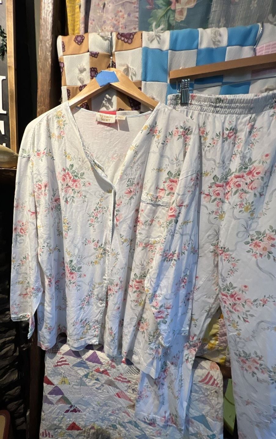 Gold Label Victoria's Secret Floral Print Pajama Set 3