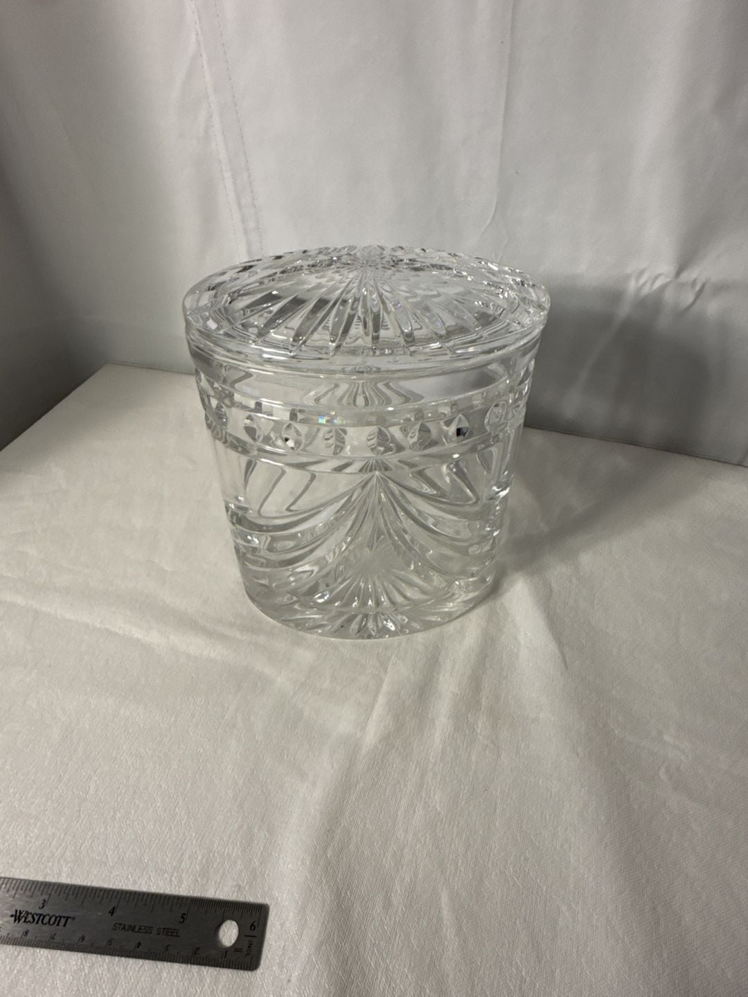 Overture Biscuit Barrel & Lid by Waterford Crystal 9