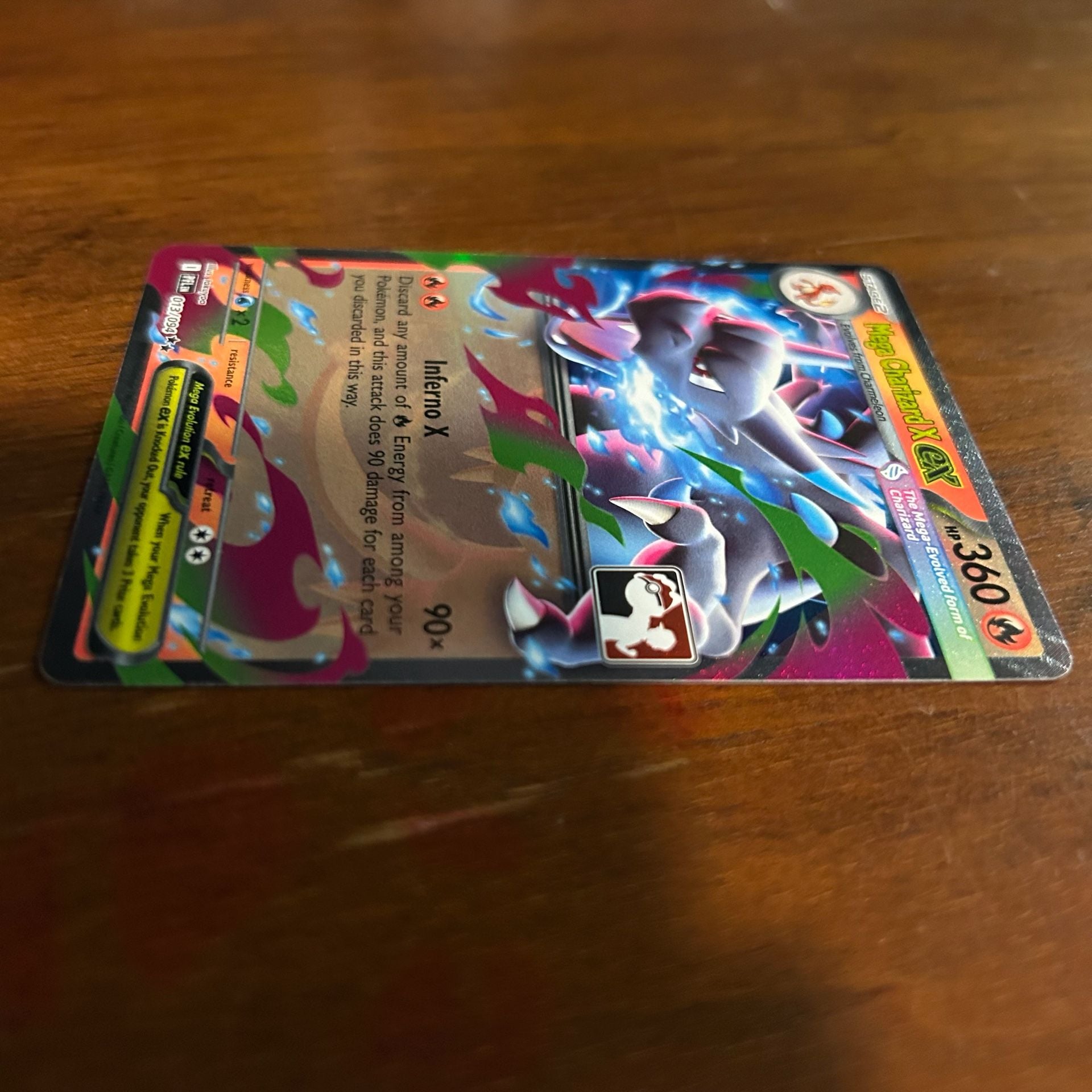 Mega Charizard X ex 013/094 Play! Pokemon Stamped Prize Pack 10