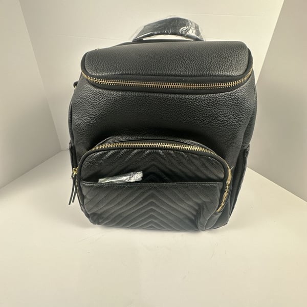 Desert Baby Goods Vegan Leather Diaper Bag Backpack