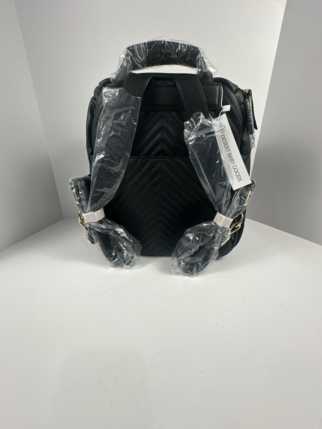 Desert Baby Goods Vegan Leather Diaper Bag Backpack 3