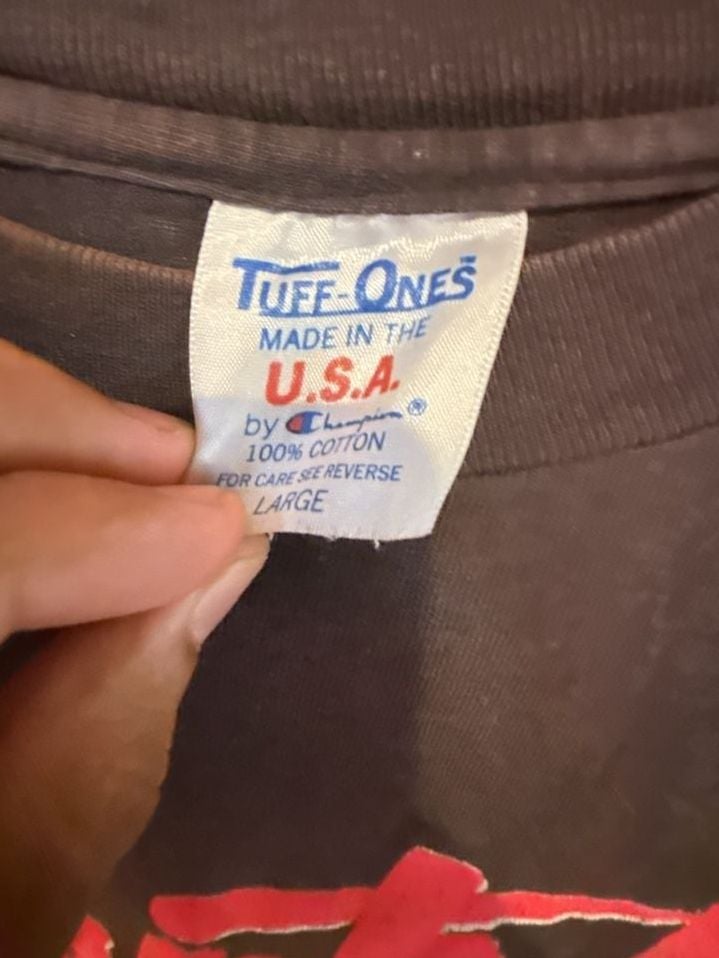 Vintage 1988 Dirty Looks Cool From The Wire North American Tour T-Shirt Size Large 3