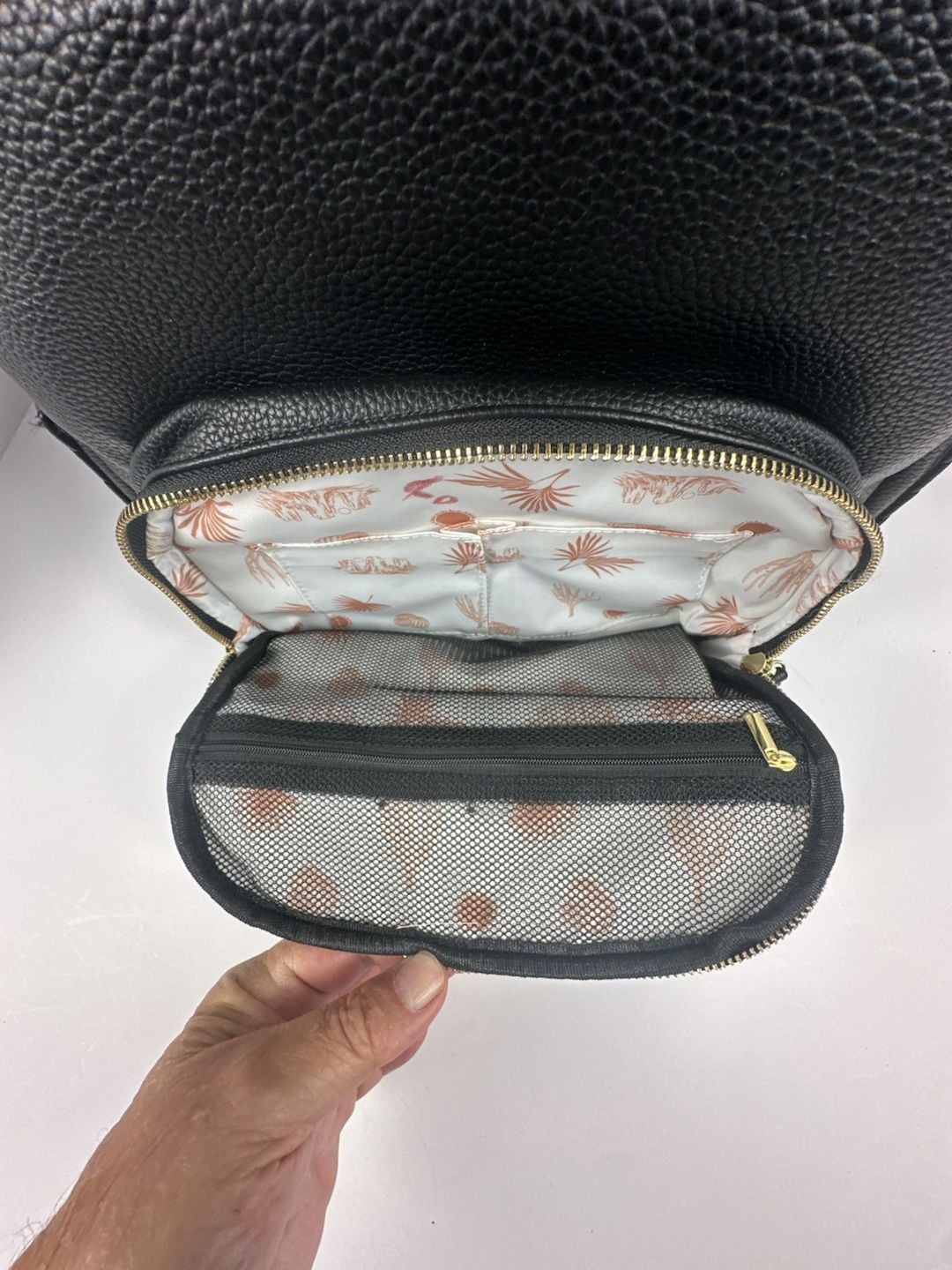 Desert Baby Goods Vegan Leather Diaper Bag Backpack 4