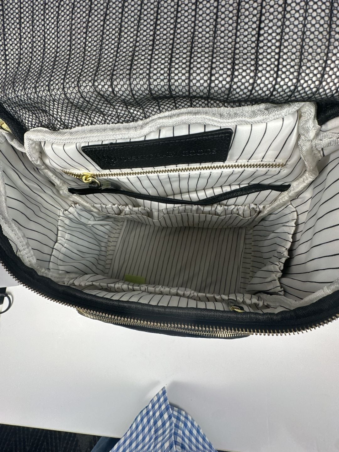 Desert Baby Goods Vegan Leather Diaper Bag Backpack 10