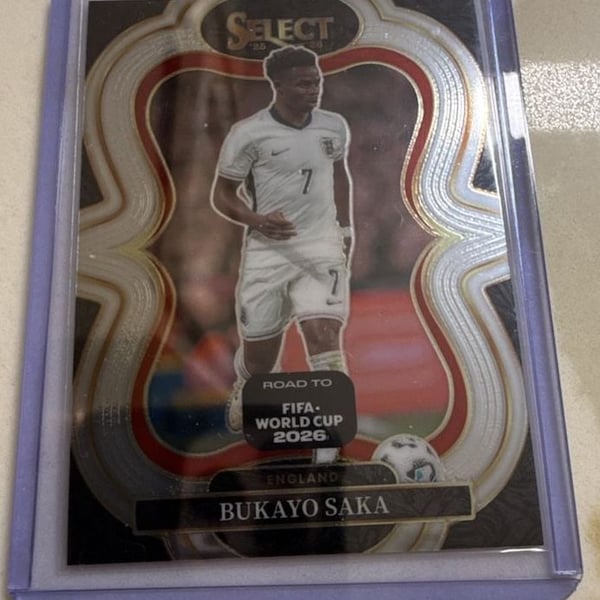 2025-26 Panini Select Road to FIFA World Cup 2026 Bukayo Saka Mezzanine #139 England